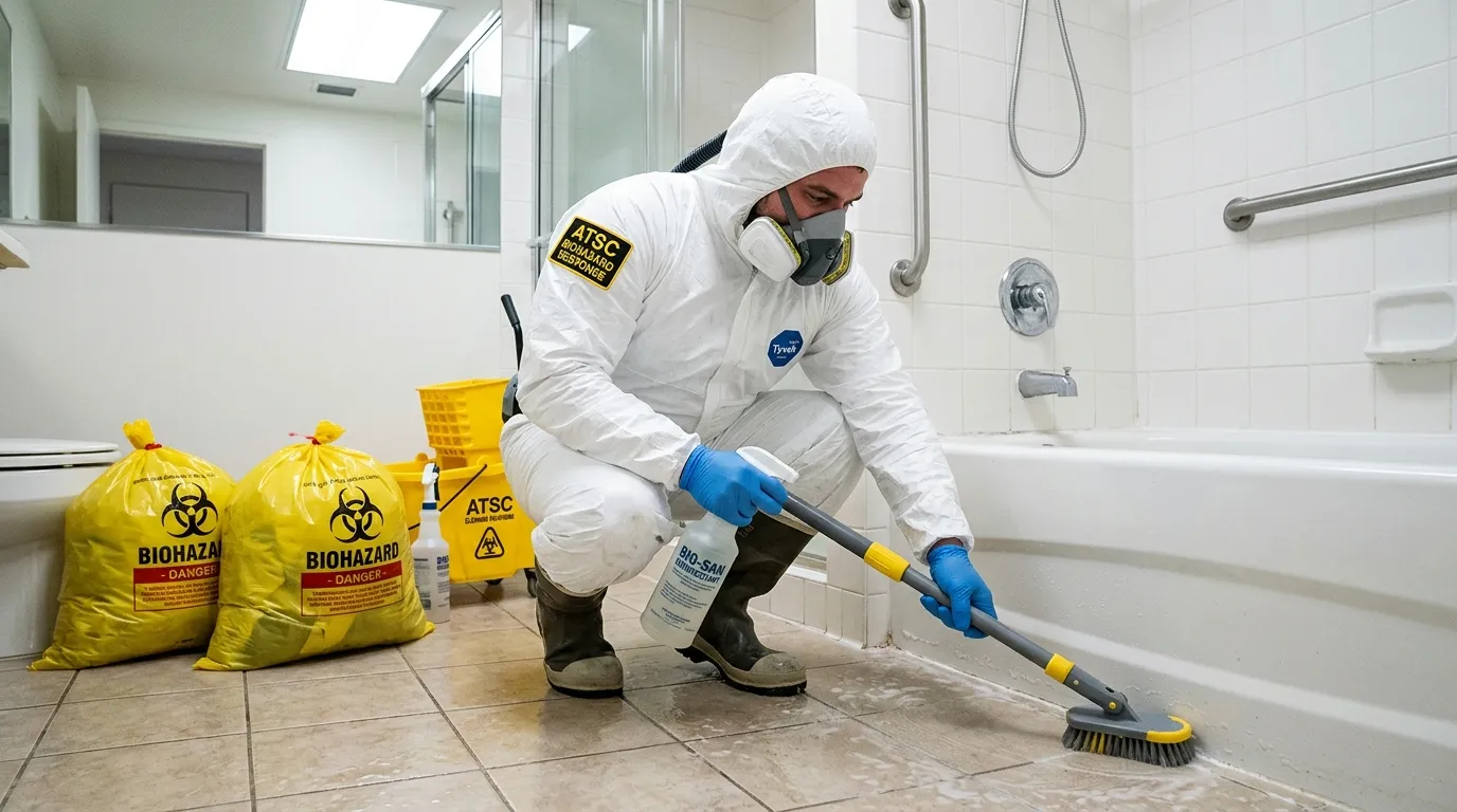 Decontamination equipment deployed for Blood Cleanup in Durham